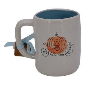 Rae Dunn Disney "Bibbidi, Bobbidi, Boo!" Pumpkin Ceramic Mug